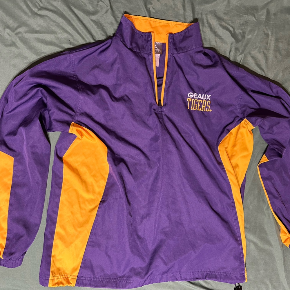 LSU Tigers Windbreaker Quarter-Zip Pull-Over